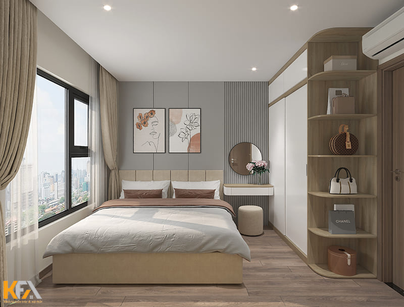 Thiết kế nội thất phòng ngủ hiện đại, tinh tế