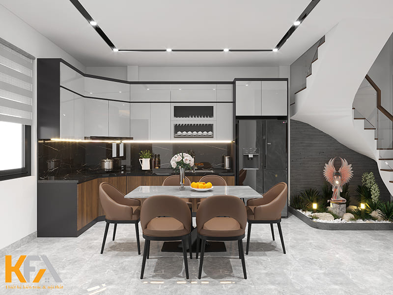 Tận dụng không gian gầm cầu thang để trang trí cho ngôi nhà