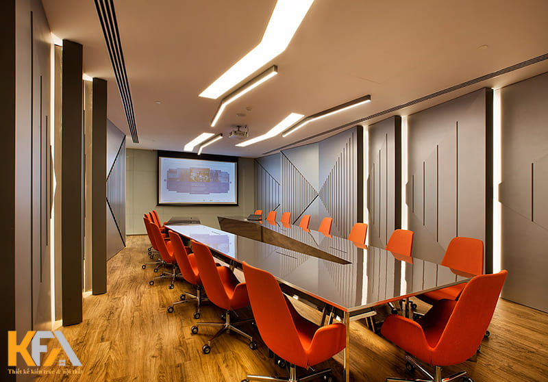 Tư vấn thiết kế phòng họp phụ thuộc vào yếu tố trang nghiêm, chỉnh chu