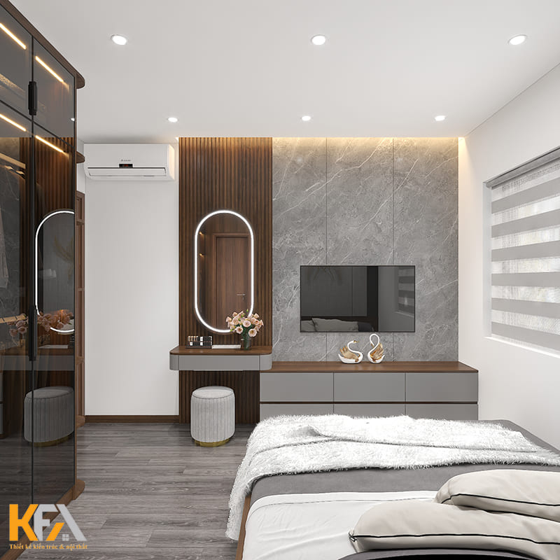 Phòng ngủ hiện đại, sang trọng nhưng không kém phần tinh tế
