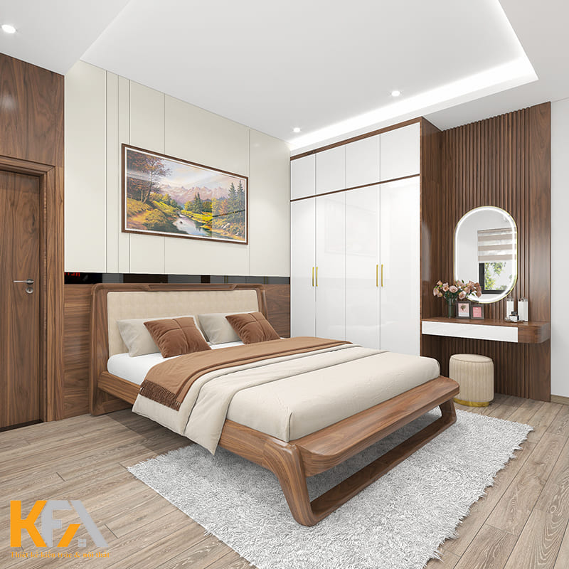 Tủ quần áo kịch trần giúp căn phòng thêm tiện nghi và thời thượng