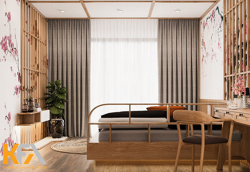 Thiết kế rèm 2 lớp linh hoạt cho gia chủ khi cần thiết