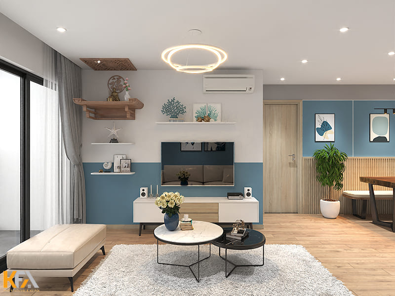 Nội thất được bố trí khoa học và hợp lý nhờ cách bày trí thông minh 