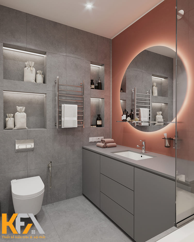 Thiết kế các kệ để đồ âm tường sáng tạo 