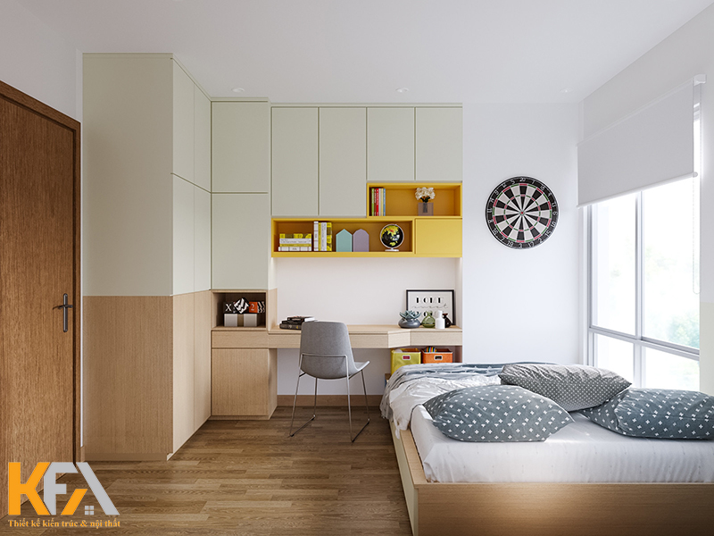 Những món đồ decor như chậu cây, bình hoa giúp căn phòng trở nên thơ mộng và thư giãn hơn