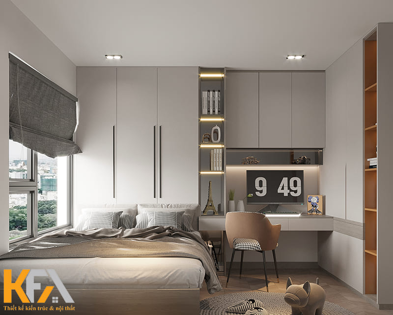 Thiết kế tủ kịch trần đa năng nhằm tối ưu hóa diện tích cho căn phòng