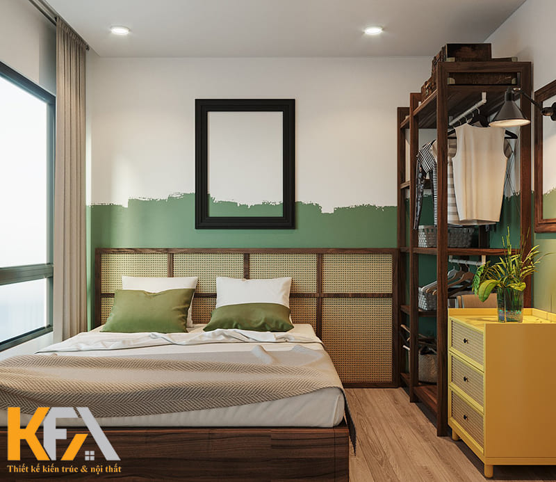 Các mảng màu đậm nhạt được kết hợp với nhau một cách khéo léo