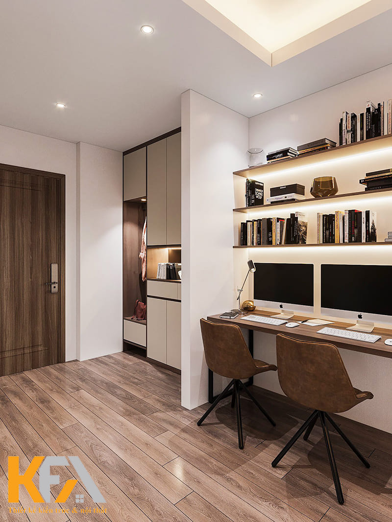 Bố trí tủ đa năng kịch trần tận dụng mọi không gian trong nhà