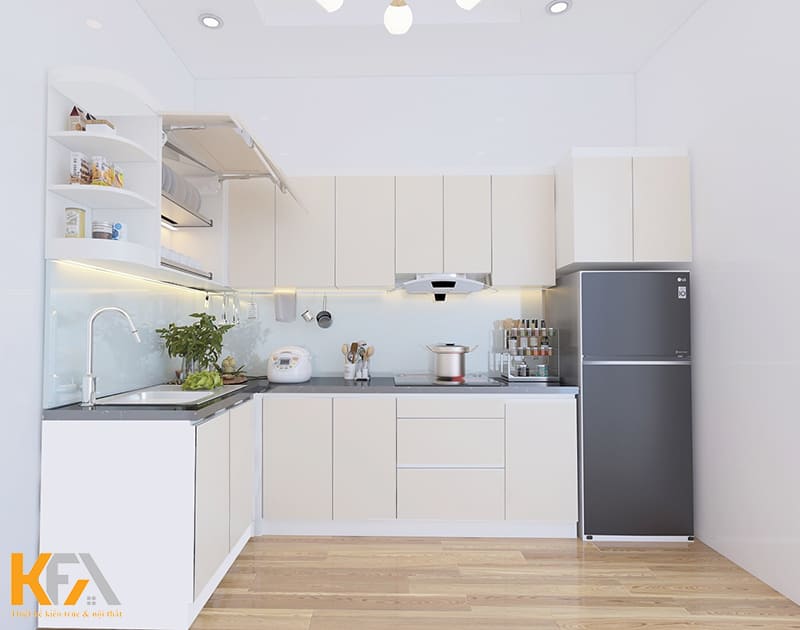 Trang bị thêm hệ thống hút mùi là điều cần thiết với các căn bếp nhỏ chung cư