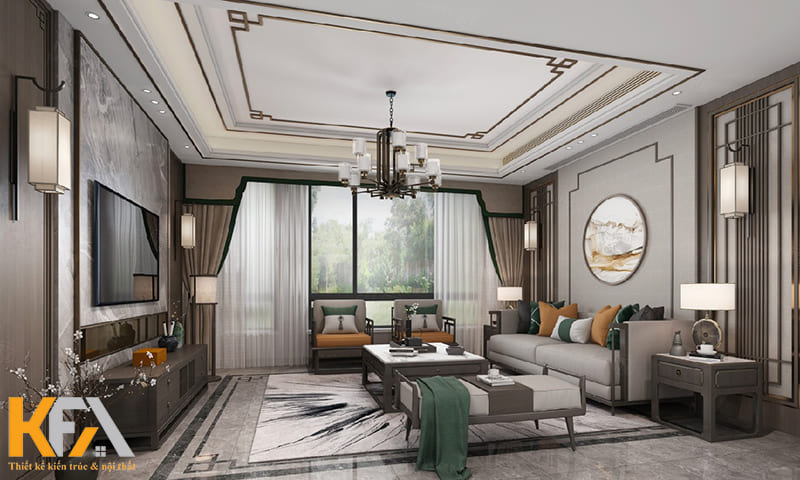 Không gian phòng khách là bộ mặt đại diện cho gia chủ