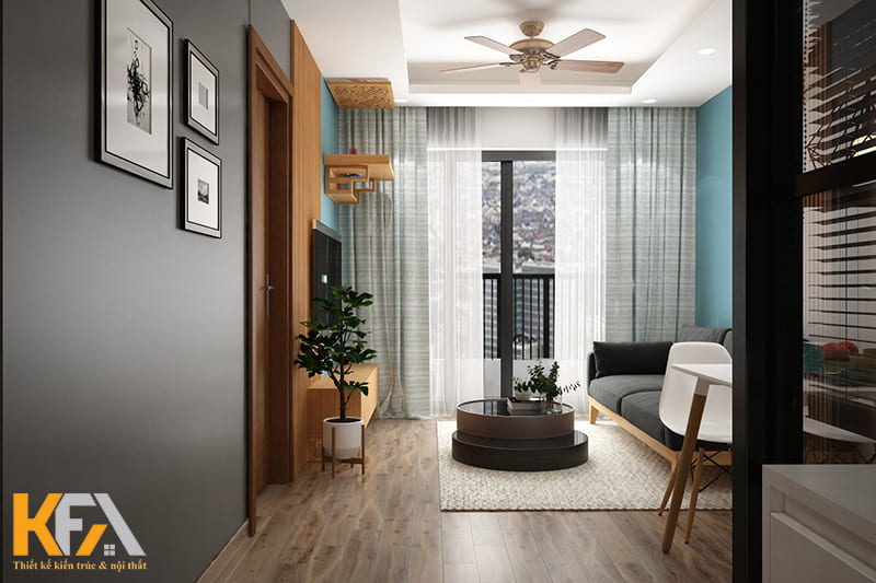 Ánh sáng tự nhiên giúp căn nhà như được nới rộng hơn