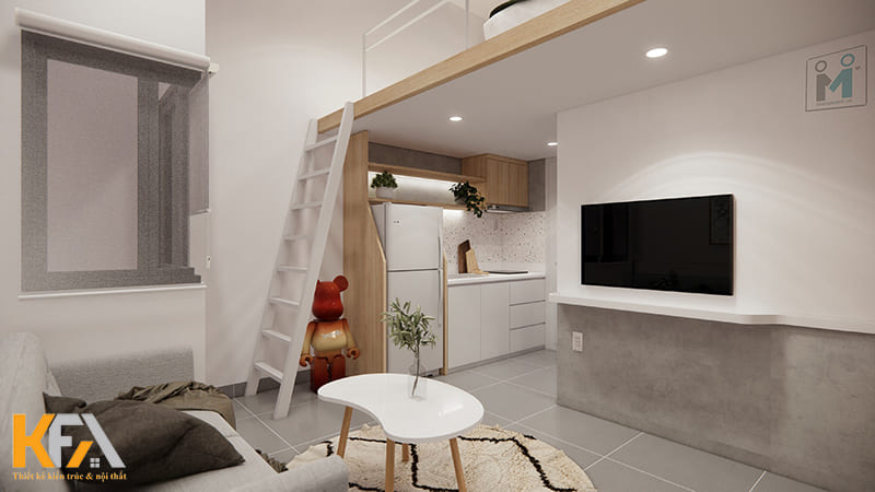 Trang trí căn hộ bằng một vài chậu cây nhỏ, cây leo, cây treo tường để tạo cảm giác thư thái