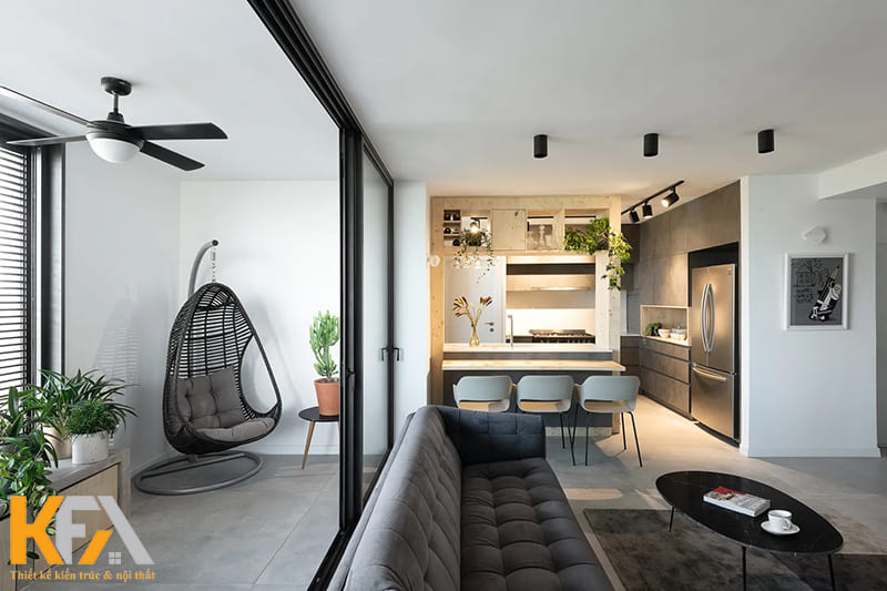 Tạo cảm giác thư thái và gần gũi với thiên nhiên bằng cách trang trí thêm cây xanh