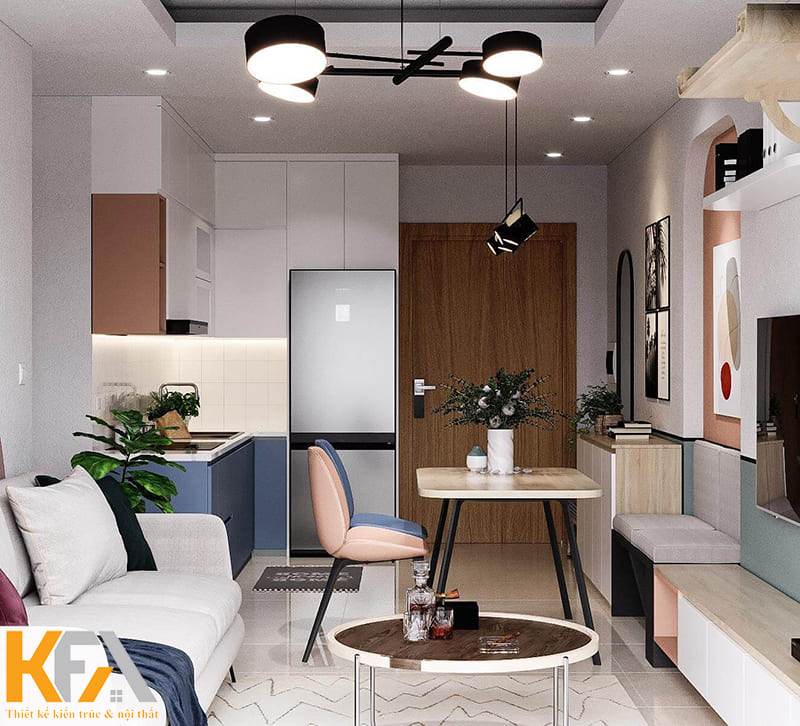 Tránh sử dụng quá nhiều màu sắc vì sẽ khiến căn nhà trở nên rối mắt