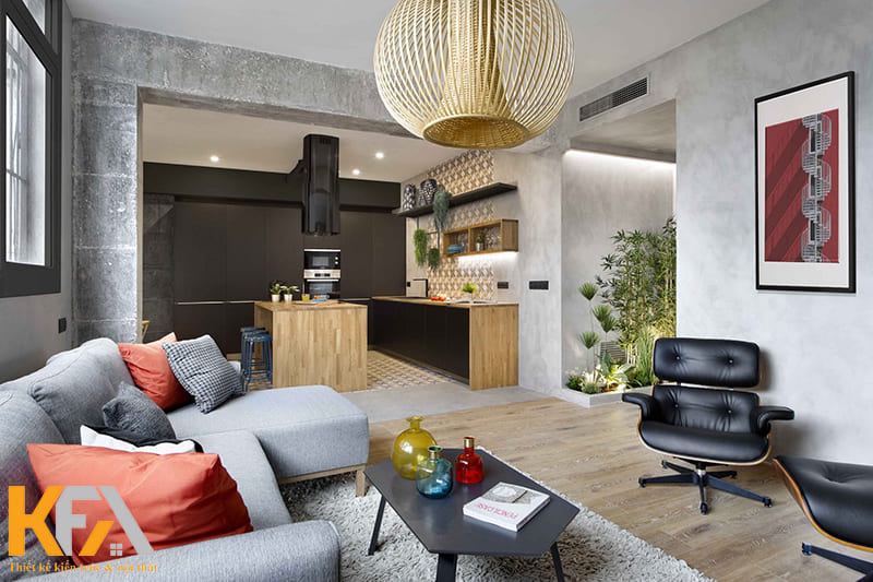 Trang trí căn hộ bằng nhiều cây xanh là cách tạo không gian sống hài hòa, tích cực