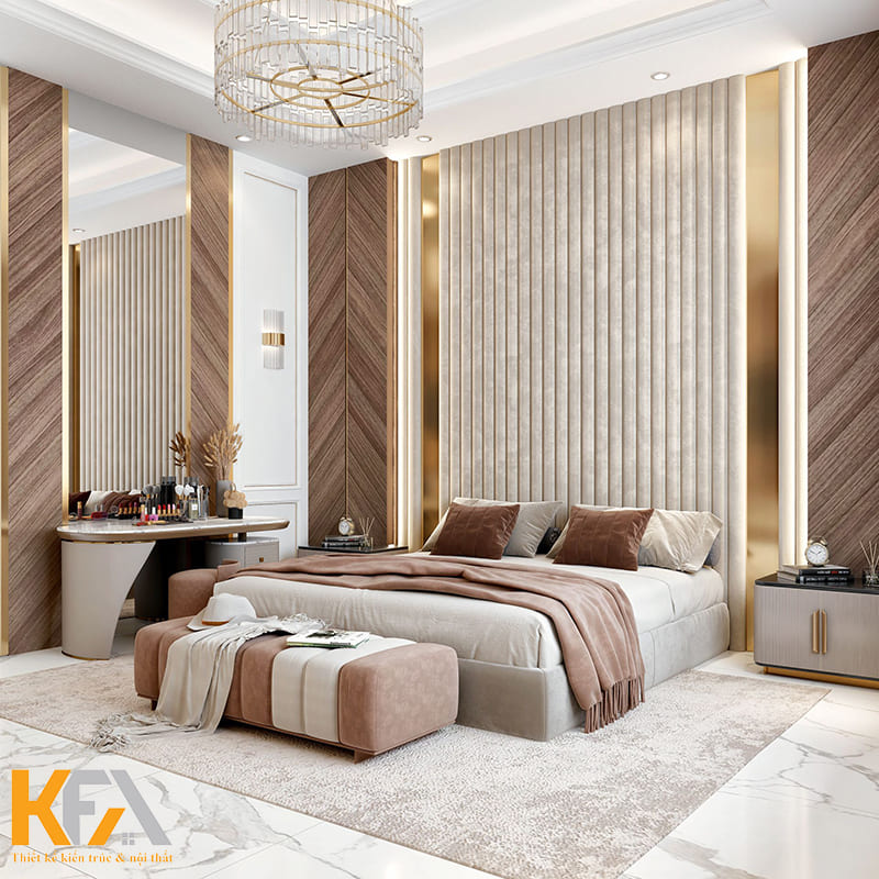 Ánh sáng vàng giúp tôn lên vẻ đẹp của những chi tiết kim loại