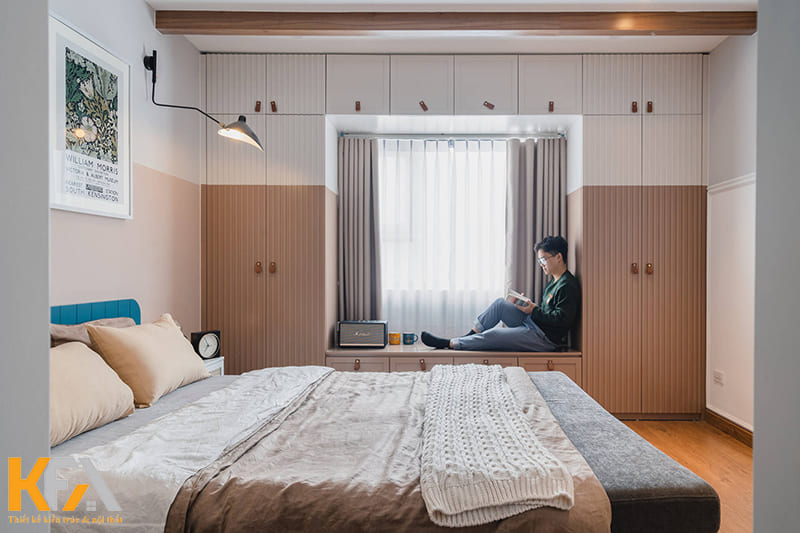 Mẫu phòng ngủ chung cư dành cho người độc thân đẹp, hiện đại