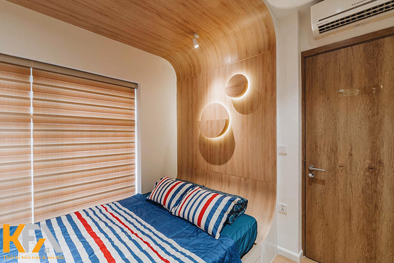 Thiết kế phòng ngủ chung cư ấn tượng cho bạn nam độc thân