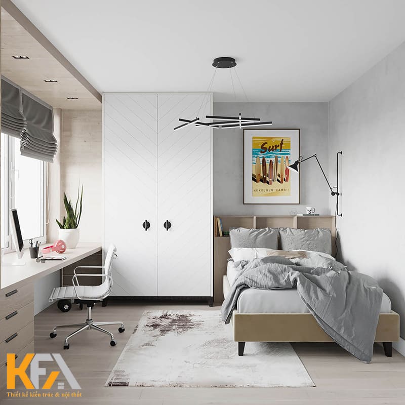 Bố trí nội thất khoa học giúp đảm bảo tiện nghi và không gian thông thoáng