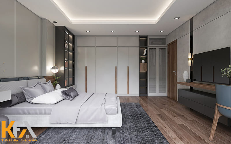 Mẫu phòng ngủ master đẹp cho căn hộ chung cư