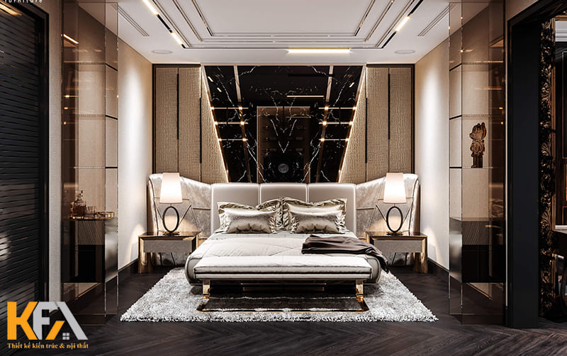 Phòng ngủ luxury cao cấp cho những gia chủ yêu thích phong cách sang chảnh