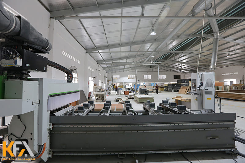 KFA sở hữu xưởng sản xuất nội thất trực tiếp, cạnh tranh về giá thành
