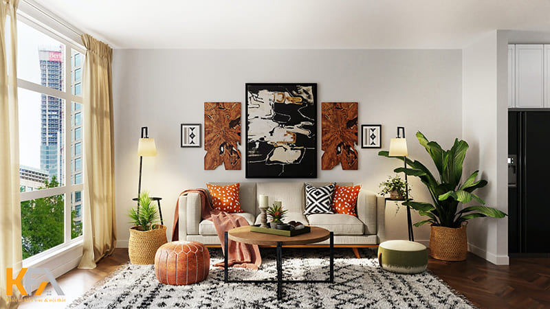 Đưa cây xanh vào trong nhà là xu hướng thiết kế nội thất hiện đại