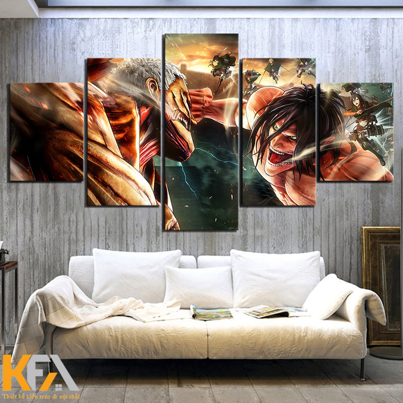 Thiết kế phòng khách Anime mang lại cảm giác sinh động, vui nhộn, trẻ trung