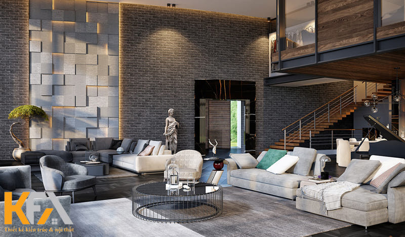 Màu sắc có thể tùy chọn theo sở thích và phối cảnh nội thất tổng quan của ngôi nhà