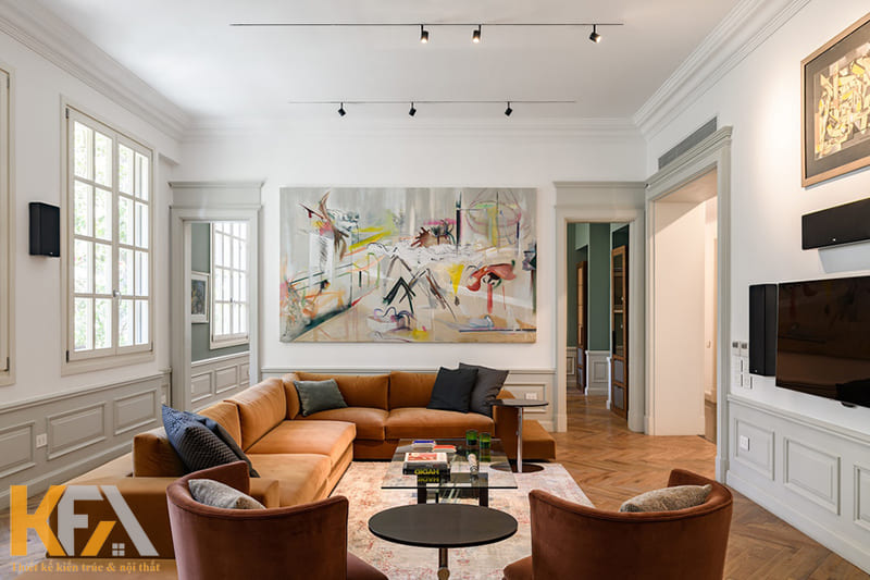 Kích thước phòng khách nhà cấp 4 có thể đạt tới 18 – 20m2