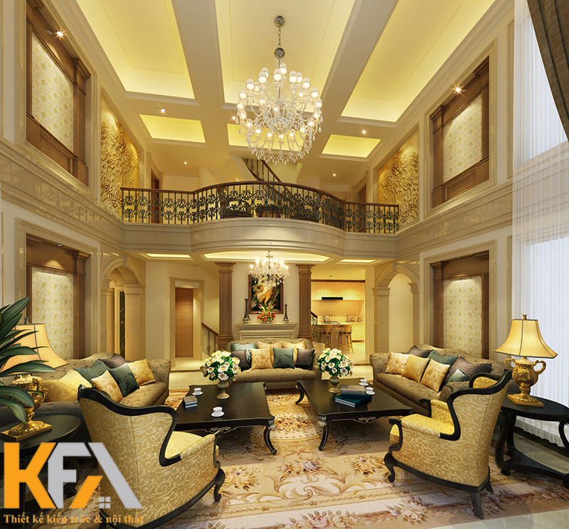 Biệt thự thông tầng tân cổ điển đẹp