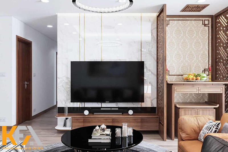 Bàn thờ nên đặt ở những vị trí đẹp, thông thoáng nhất trong phòng khách