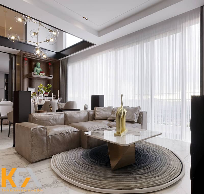 Ánh sáng là yếu tố cần thiết để không gian thờ tự được thông thoáng và có cảm giác thanh tịnh