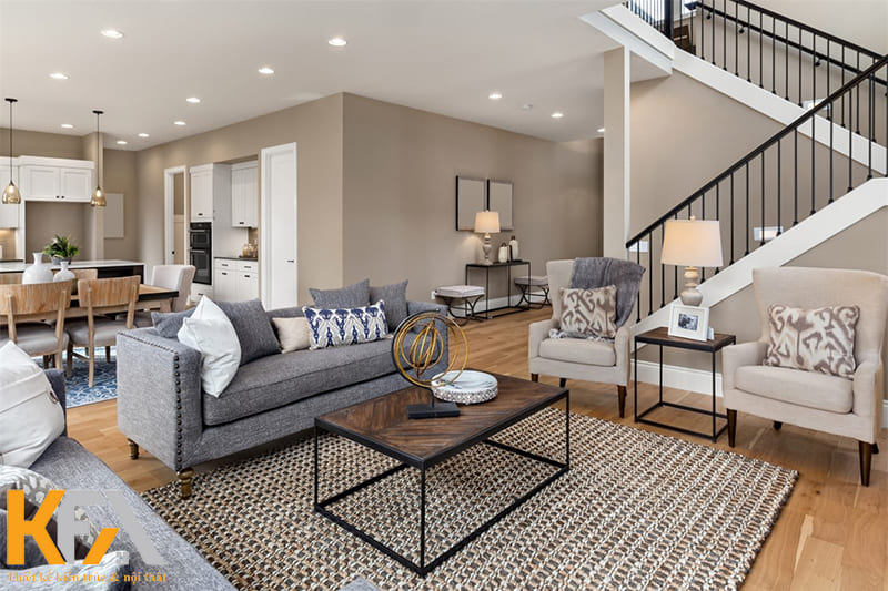 Không gian sống rộng thoáng hơn nhờ không có các vách ngăn cản trở