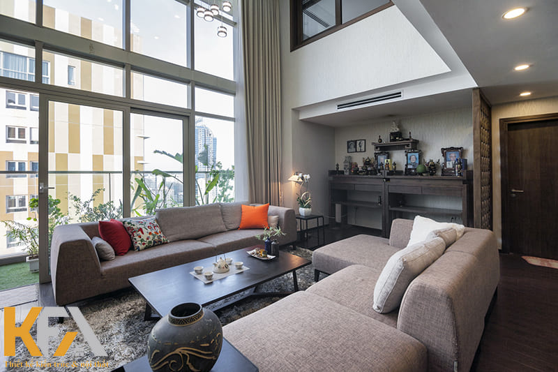 Với thiết kế nội thất mở giúp bạn gần hơn với thiên nhiên