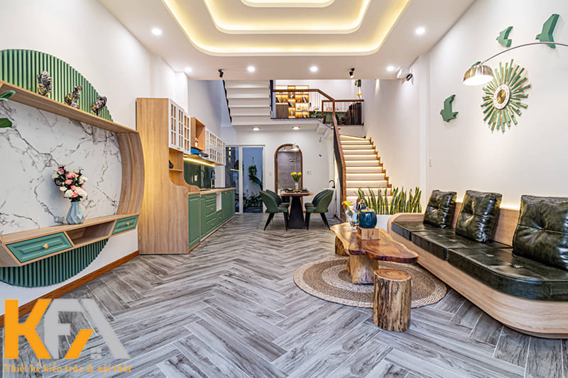 Chú ý phong thủy khi liên thông các không gian lại với nhau