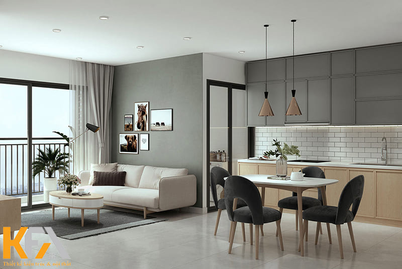 Nối liền các khu vực tạo thành không gian mở