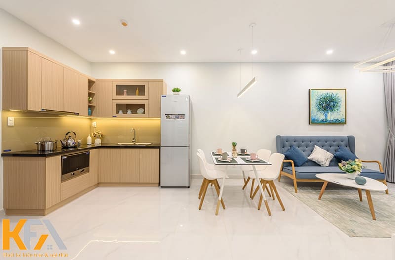 Ngoài hệ thống hút mùi, gia chủ có thể bố trí thêm cửa hoặc cây xanh