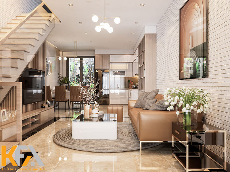 Căn nhà hiện đại, tối ưu diện tích nhưng vẫn đảm bảo được tiện nghi