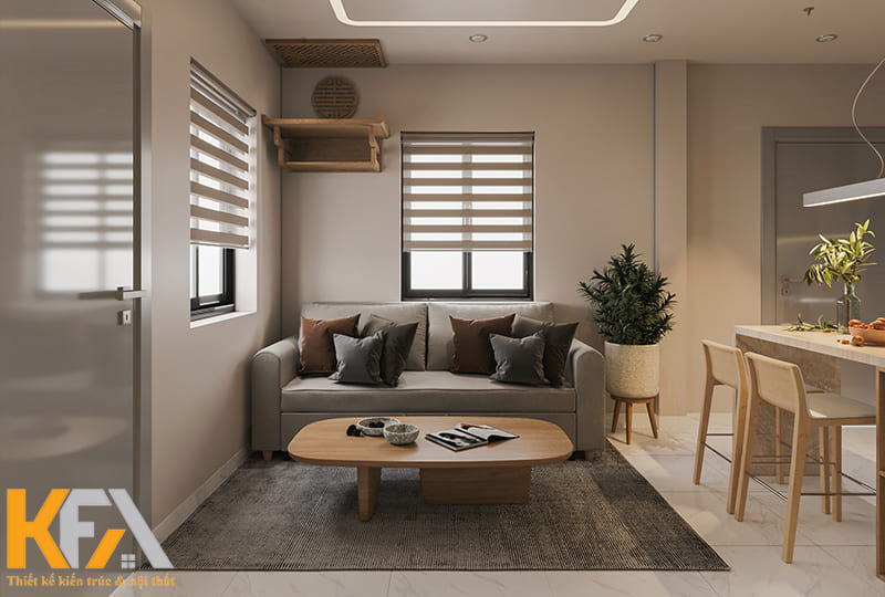 Những gam màu trung tính đặc trung của phong cách thiết kế hiện đại