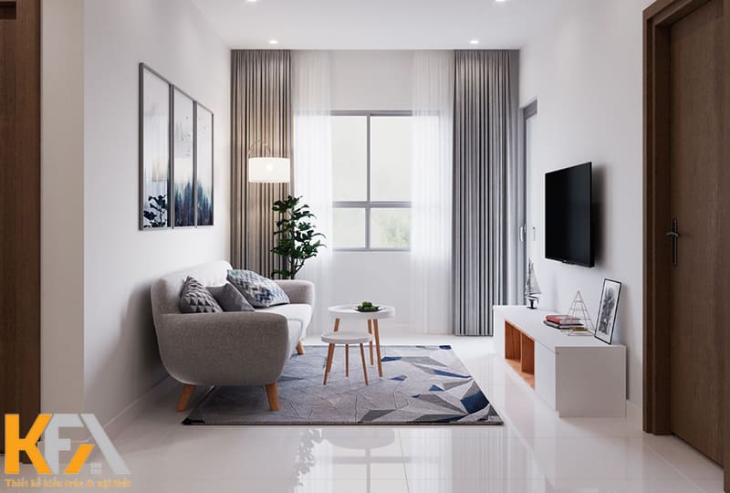 Những phong cách thiên về sự đơn giản thông thường được khuyến khích áp dụng cho không gian nhỏ