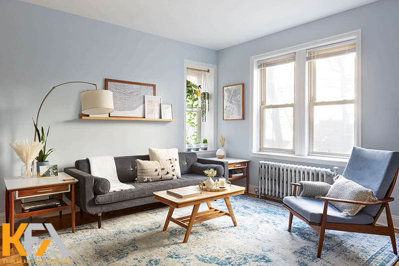 Gia chủ cũng có thể lựa chọn các gam màu pastel nhẹ nhàng