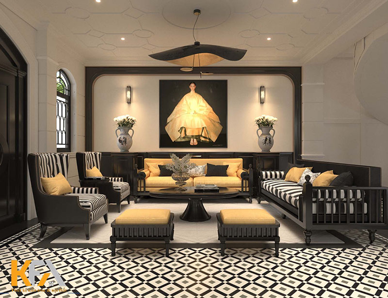 50+ Mẫu thiết kế phòng khách phong cách indochine cho mọi không gian