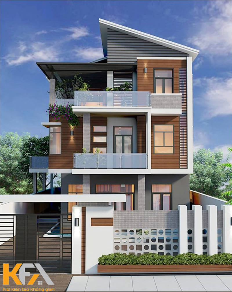 Thiết kế mái nhà đầy sáng tạo, khơi gợi được sự hiếu kỳ của mọi người khi nhìn vào