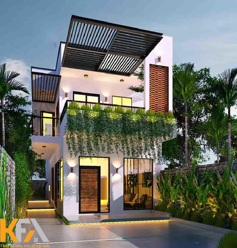 Thiết kế hiện đại và đầy ấn tượng của ngôi nhà 2 tầng ở nông thôn chỉ với 500 triệu