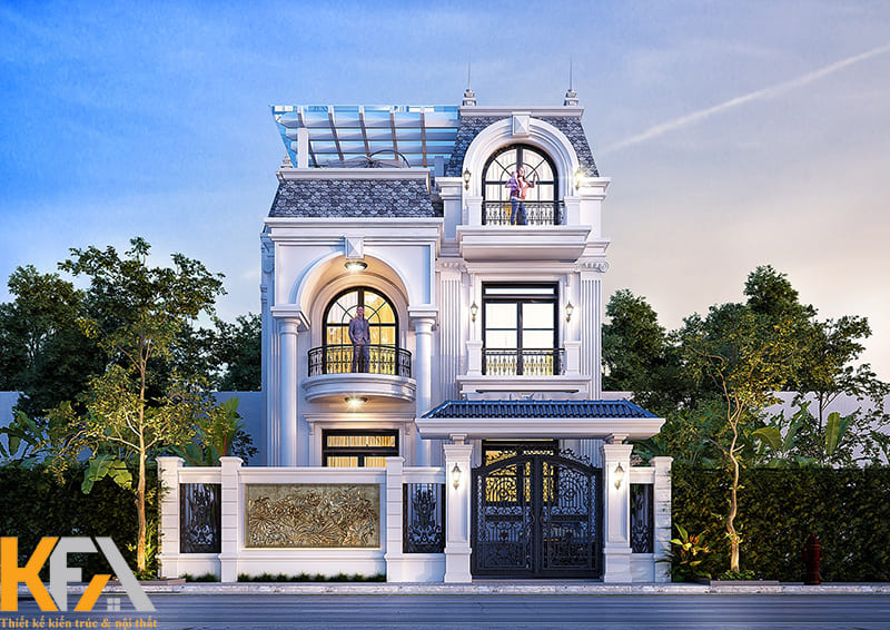 Căn nhà mang vẻ đẹp châu Âu sang trọng, tinh tế