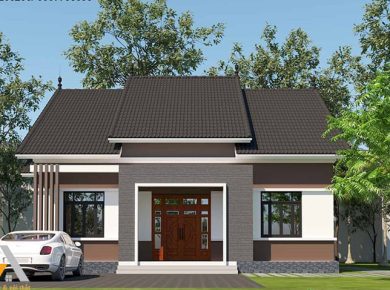 Một gian ở giữa và 2 gian 2 bên đảm bảo sự riêng tư nhưng vẫn thoải mái sinh hoạt