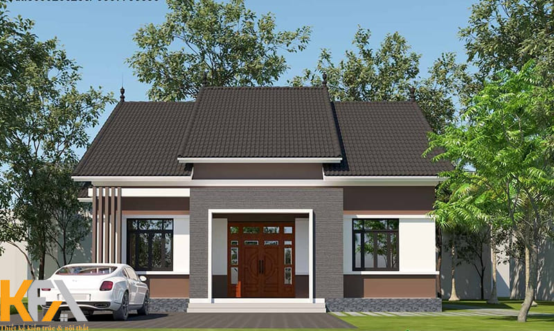 Một gian ở giữa và 2 gian 2 bên đảm bảo sự riêng tư nhưng vẫn thoải mái sinh hoạt