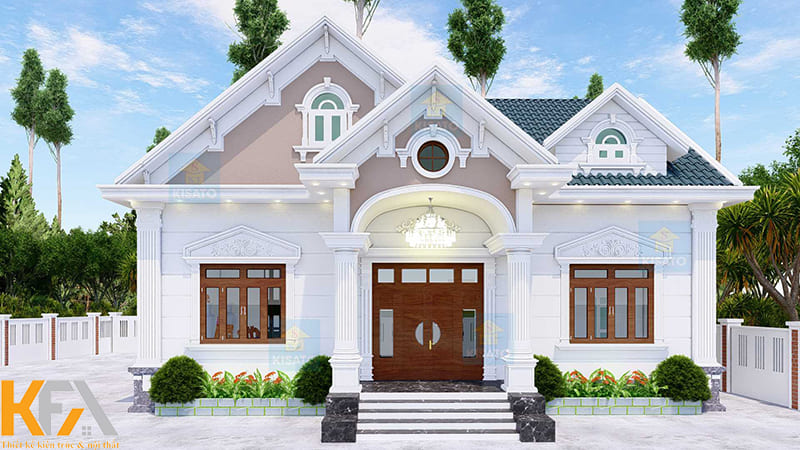 Thiết kế nội thất nhà 3 gian gác lửng thông thoáng