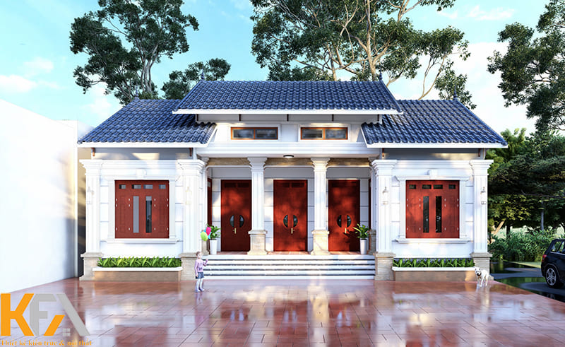 Nhà 3 gian là một trong những kiến trúc đã tồn tại lâu đời trong đời sống của người Việt